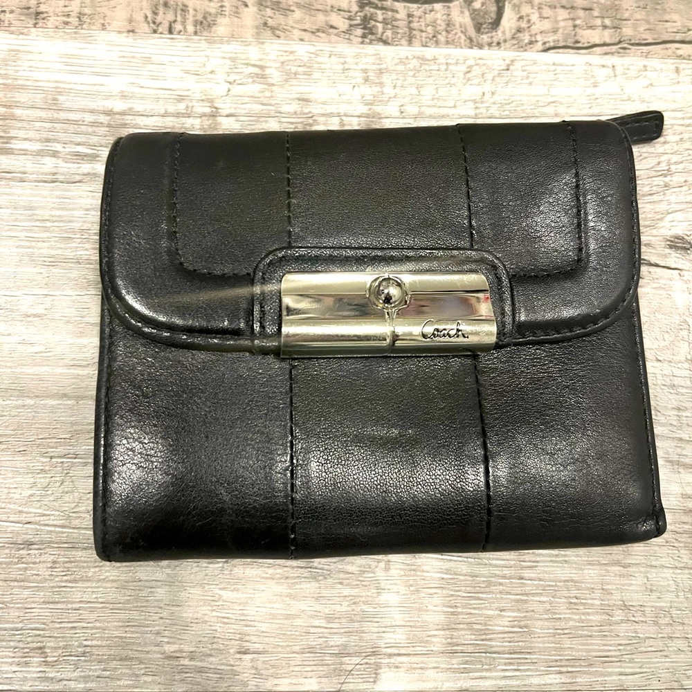 Coach tri fold wallet
